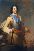 Maria Giovanna Clementi Portrait of Peter I the Great oil painting on canvas